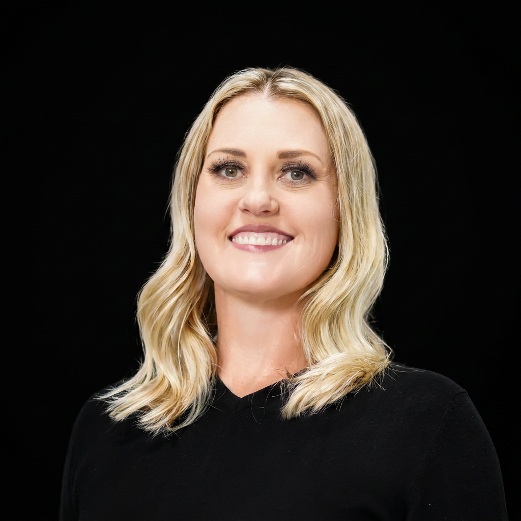 Portrait of Katrina, founder of Vertica Fitness
